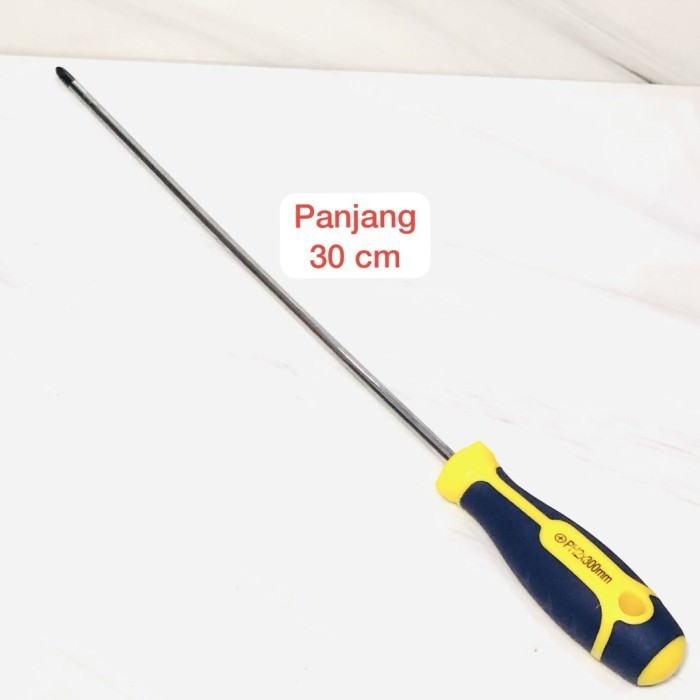 Obeng Bunga Magnet Plus LAKONI Pro PH 2 x 300mm Panjang 30 cm