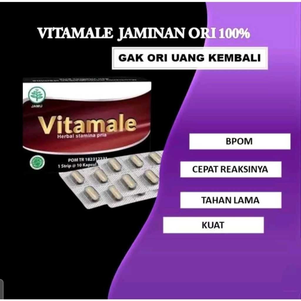 AS  NF VITAMALE ASLI 100% ORIGINAL VITAMALE HWI ORIGINAL100% ORI VITAMALE INDOMARET APOTIK BY ASMARA