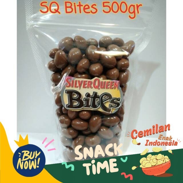 

Special Diskon (KILO) Silverqueen Bites Kiloan Almond / Cashew 500gram