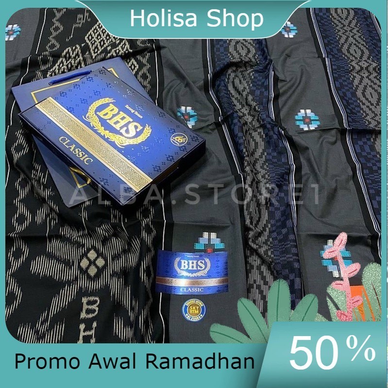 Promo Awal Ramadhan (MOTIF BARU) Sarung  Clic Kawung Dobby Gold/SKT DAM/KDP |  Infinity| COSMO ORI10
