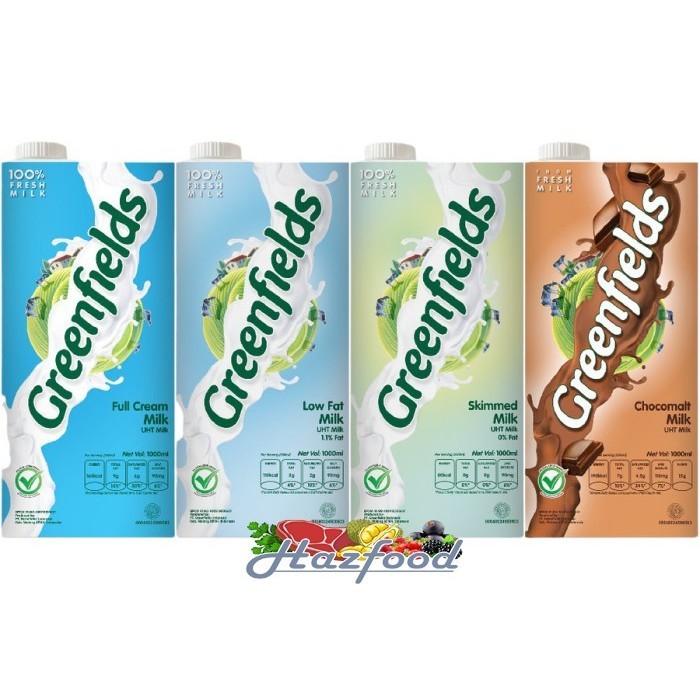 

Susu Greenfields UHT 1 liter All Varian | Greenfield Coklat Full Cream