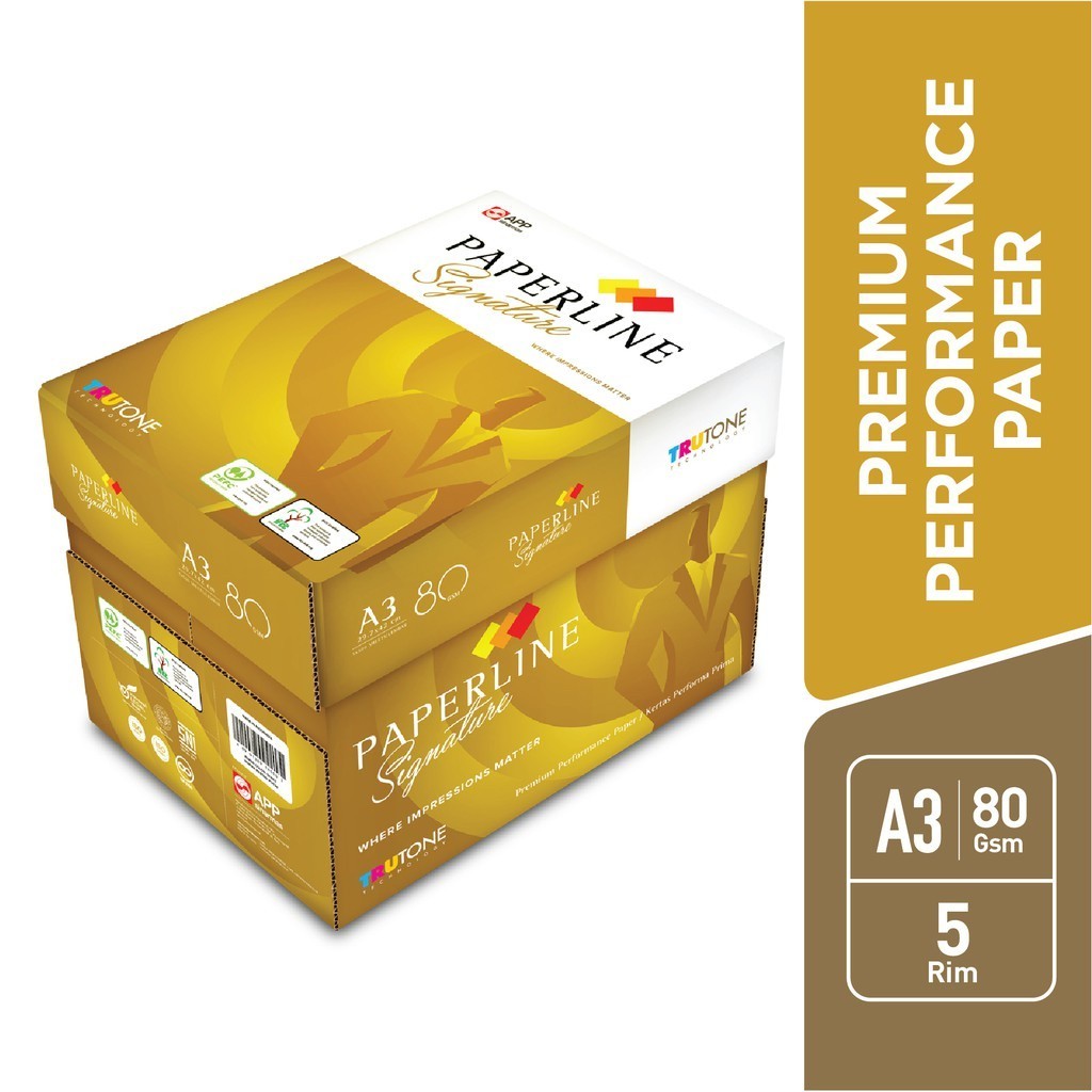 

[Stationery Spectrum] Paperline Signature Kertas Print & Fotocopy 80 A3 - PPS PC 80 A3