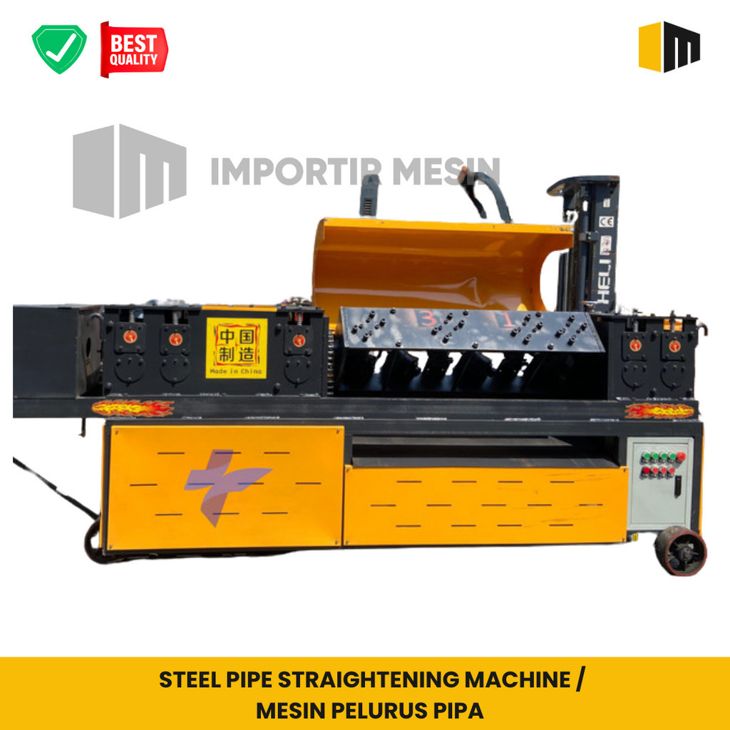 Steel Pipe Straightening Machine / Mesin Pelurus Pipa
