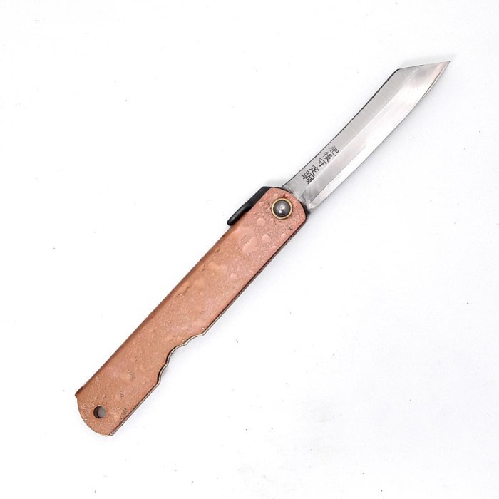 

Higonokami Nagao Blue steel GOLDEN ROSE Handle mizu shibuki