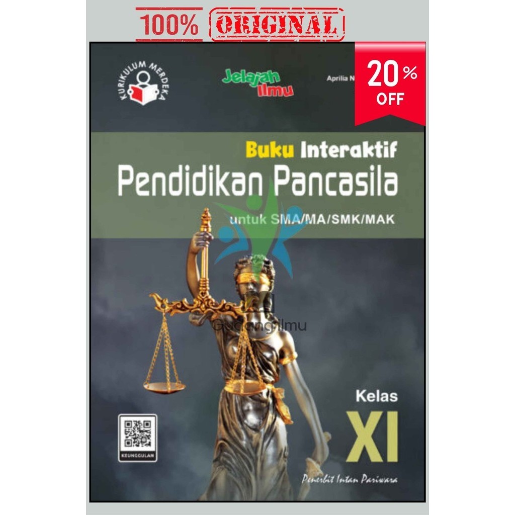 Buku Interaktif PPKN SMA/MA Kelas 11/XI Semester 1&2 Kurikulum Merdeka Intan pariwara Tahun 2024