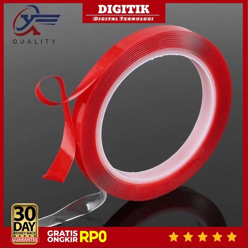 

DIGITIK - XY Selotip Double Sided Tape Transparent Acrylic 3m - HL878