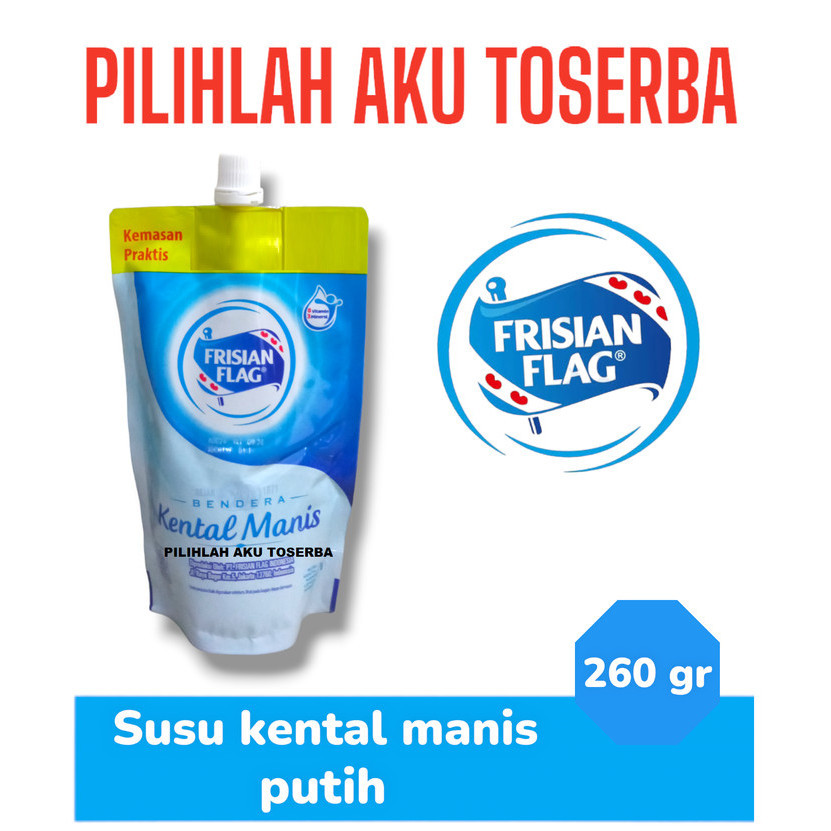 

RB Frisian Flag Susu Kental Manis Putih POUCH 260 gram - ( HARGA 1 DUS )