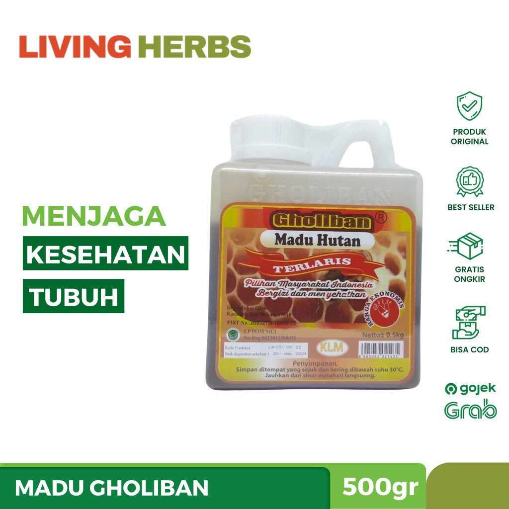 

GHOLIBAN - Madu Hutan Kalimantan KLM 100% Asli 500gr