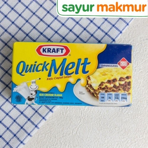 

Kraft Keju Quick Melt 165 gram Sayurmakmur