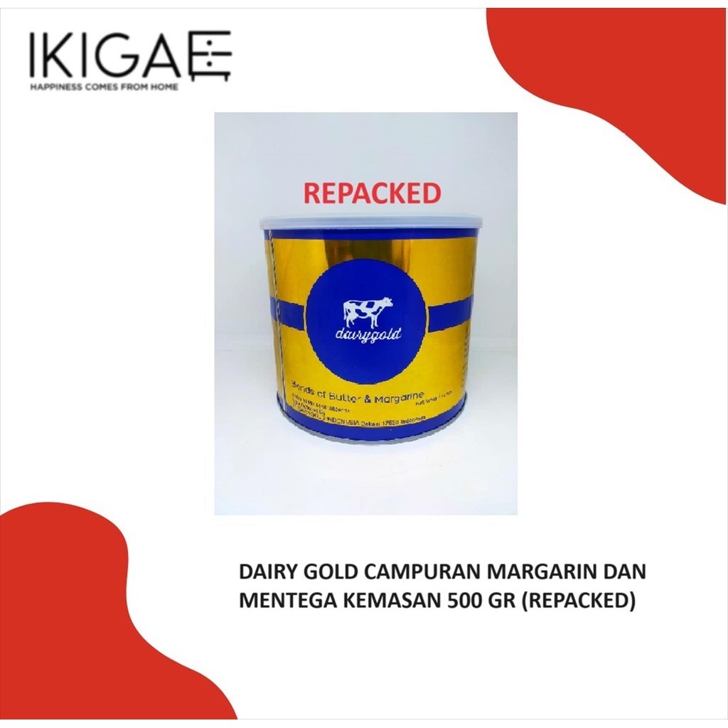 

DAIRYGOLD BUTTER CAMPURAN MARGARIN DAN MENTEGA 500 GR REPACKED