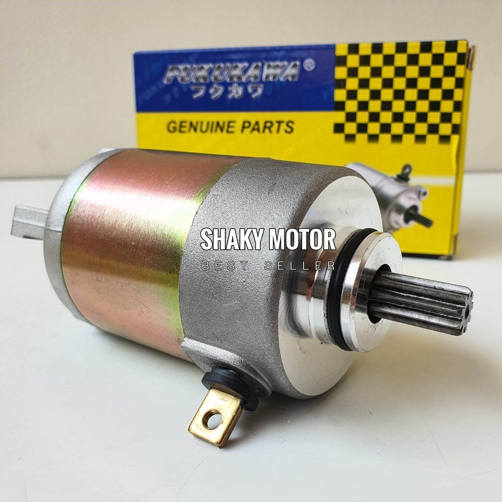 DINAMO STATER MIO SPORTY MIO SMILE MIO SOUL NOUVO FINO DYNAMO STATER ASSY KOMPLIT  MERK FUKUKAWA