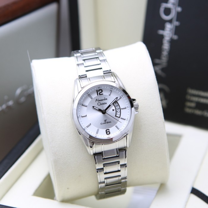 ALEXANDRE CHRISTIE AC 8289 SILVER WANITA. ORIGINAL