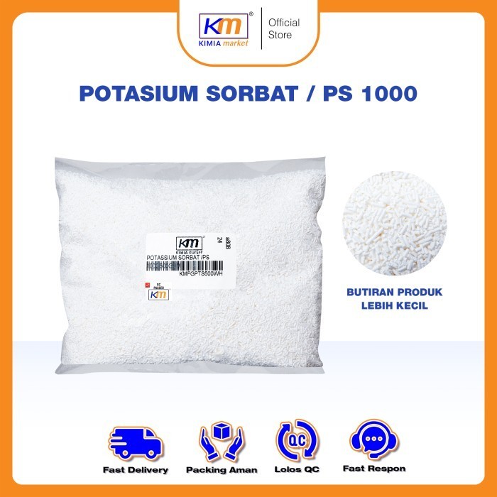 

Pengawet makanan Potasium Sorbat / Kalium Sorbat
