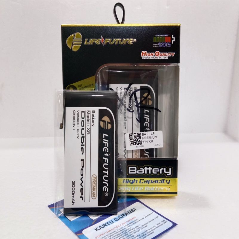 BATERAI LF PREMIUM IPh XR DOUBLE POWER
