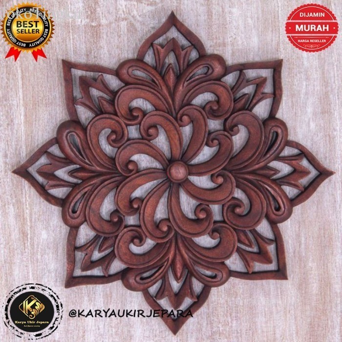 

QUALITY hiasan plafon ukir kayu jati | hiasan dinding | hiasan tempel murah