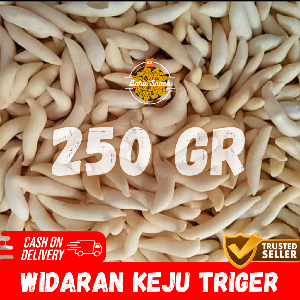 

[ 250gr ] Bidaran Keju Mini Triger / Stik Gabus / Widaran Premium / Camilan Snack Kiloan Murah