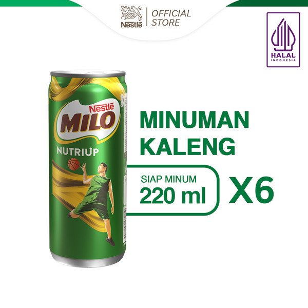 

MILO ACTIV-GO Nutri Up Kaleng 220ml x 6pcs