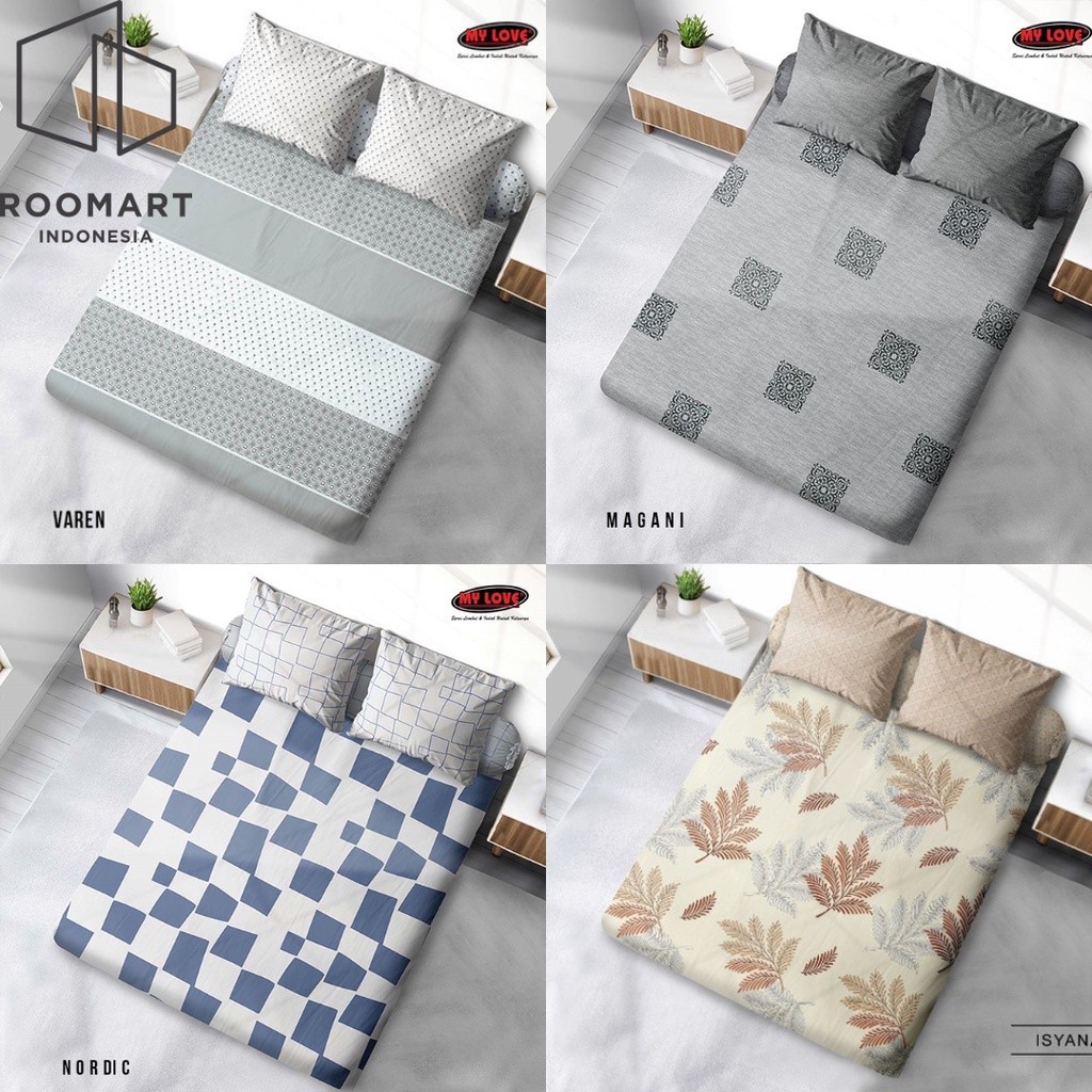 Sprei All New My Love T.30 Minimalis Edition / Seprei / Sprei My Love / Uk. 160x200 & 180x200