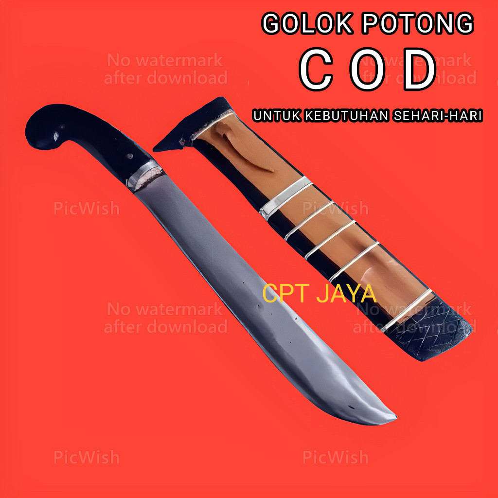 Termurah Golok Cibatu/golok pemotong kayu dan bambu/golok asli baja per/siap pakai Kerja Kebun Baja 