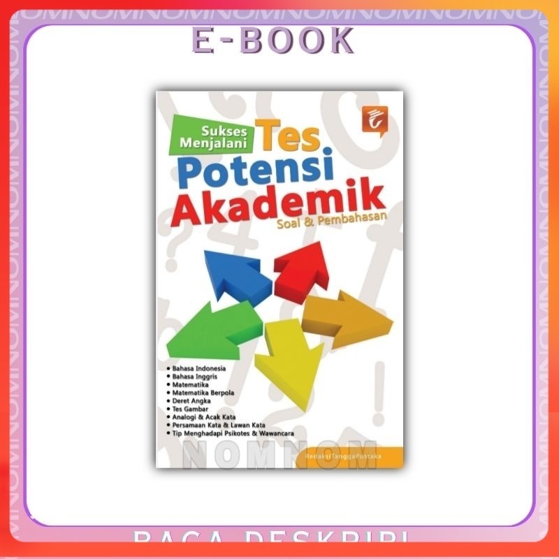 

BELI 3 BONUS 1 Sukses Menjalani Tes Potensi Akademik Soal dan Pembahasan