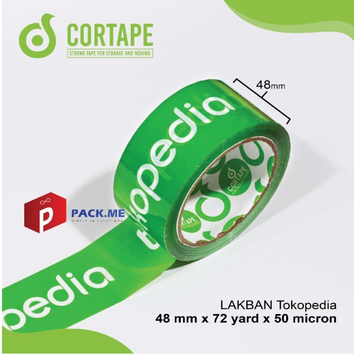

Lakban Tokopedia Hijau 48MM X 50M