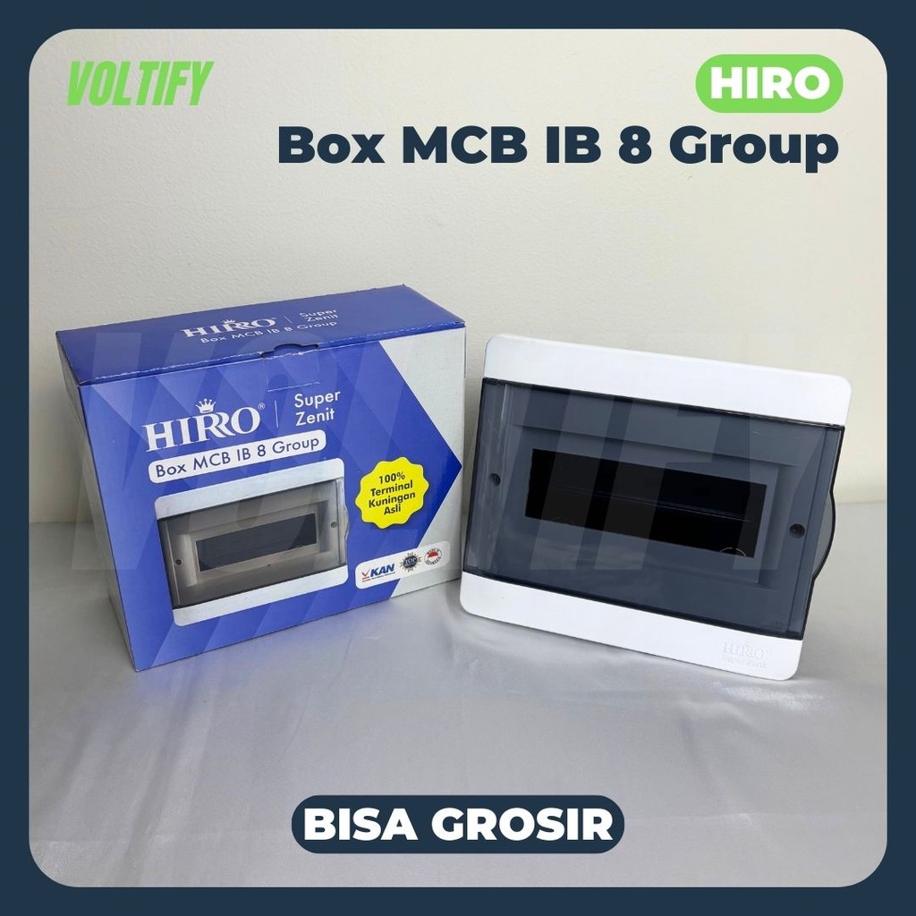 (Voltify) Box MCB Inbow Tanam 8 Group HIRO Super Zenit Instalasi Listrik Rapi Efisien