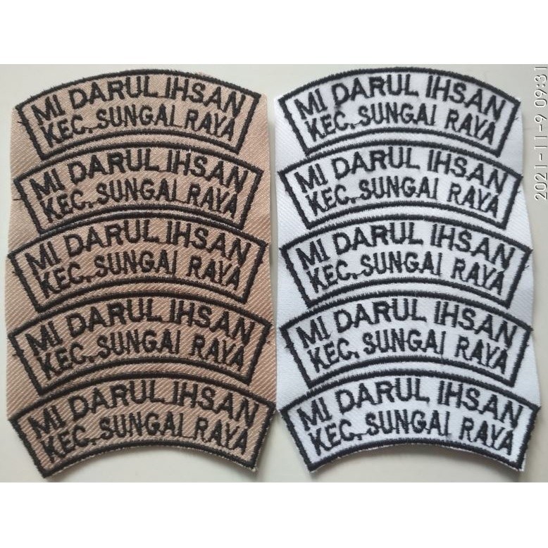 Bordir Bordir Bet Lokasi, Lokasi Sekolah, Bet Sekolah Custom bordir bordir bordir