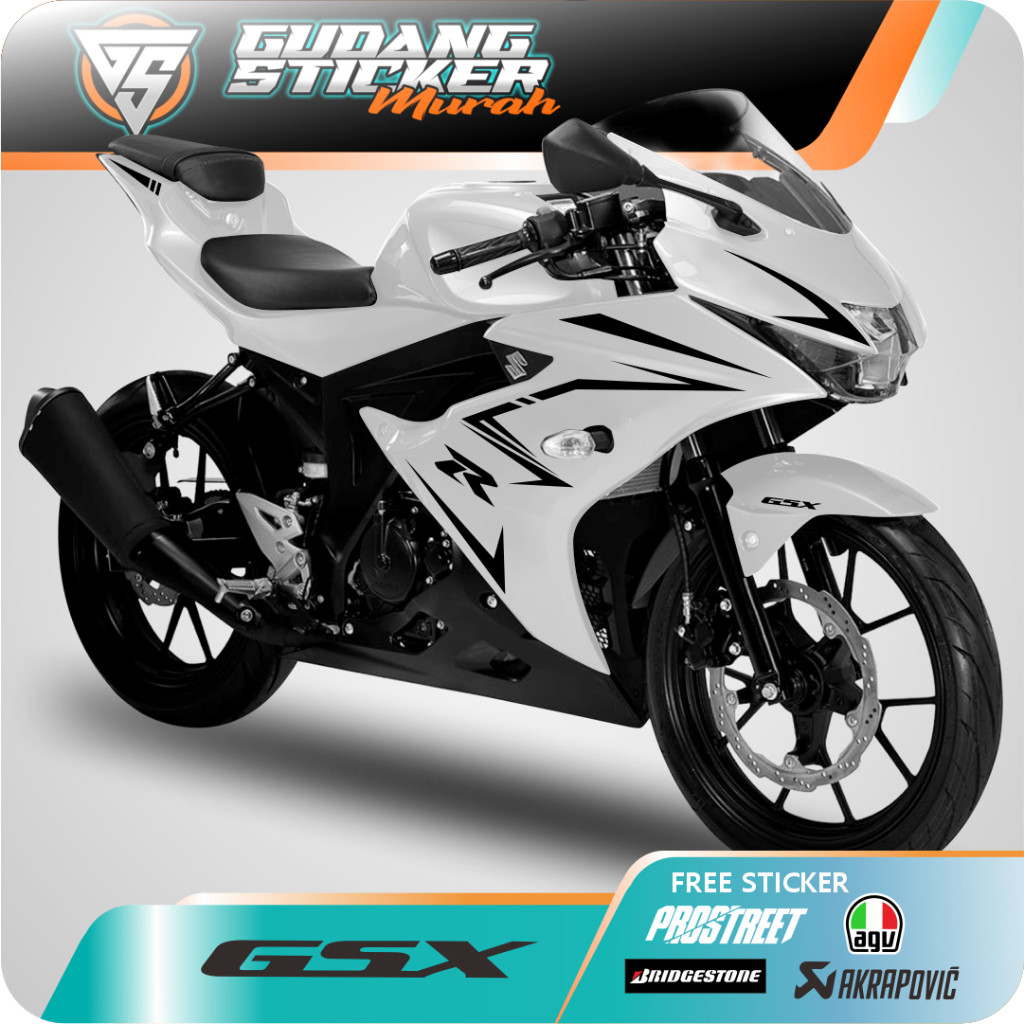 STRIPING CUTTING GSX 150R STICKER LIS SUZUKI AKSESORIS SEPEDA MOTOR