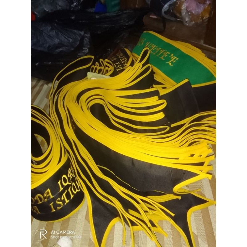 Selempang Wisuda Dewasa Selendang Wisuda Custom Bordir Nama Selempang Wisuda