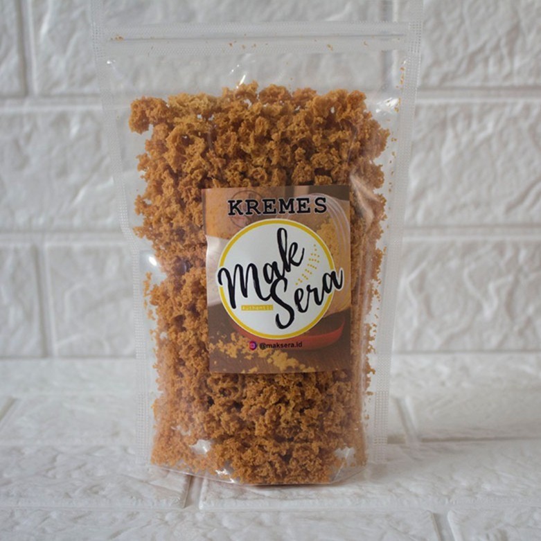 

Kemasan Pouch Kremes Ayam MakSera - Kriuk Ayam - Kremesan Ayam