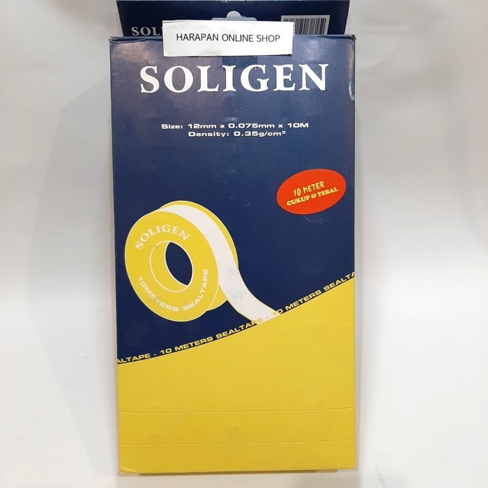 

seal tape keran air / seltip siltip / sealtape SOLIGEN 10 METER 48 PCS lemondaid