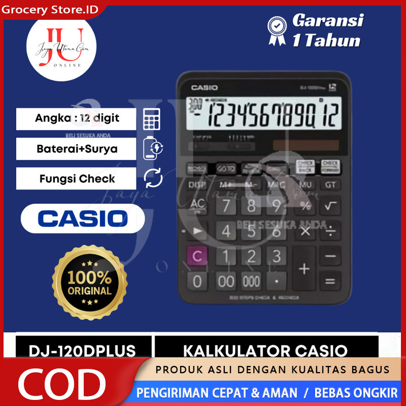 

Kalkulator Casio DJ 120 D Plus , MJ 120D CHECK CORRECT