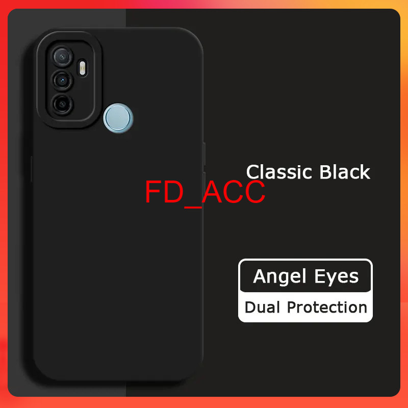 FD [ Oppo A53 / A53s 4G ] Soft Case Macaron Big Eye Candy Pro Camera Samsung Series Bahan Karet Lent