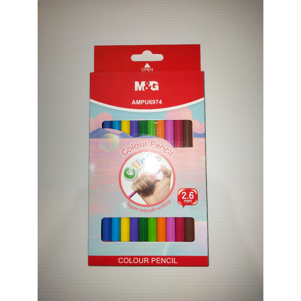 

M&G Click Coloured Pencil 12 Colour AMPU6974 - Pensil Warna Click M&G - Pensil Warna Mekanik M&G - Pensil Warna M&G