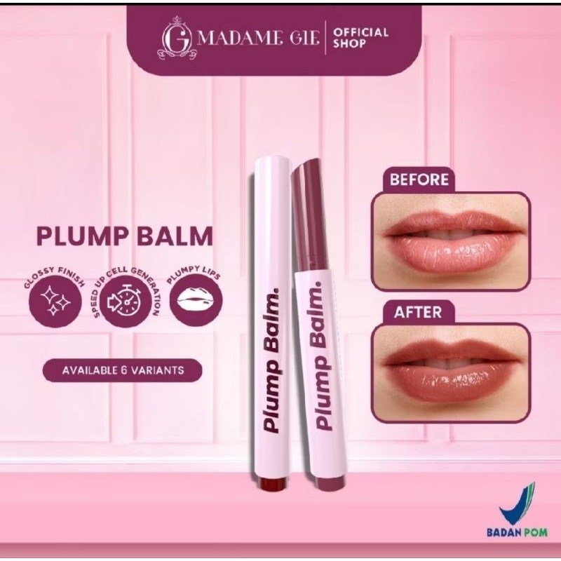 Madame Gie Plump Balm 2,5g / Lip Balm Madame Gie / Lip Madame Gie