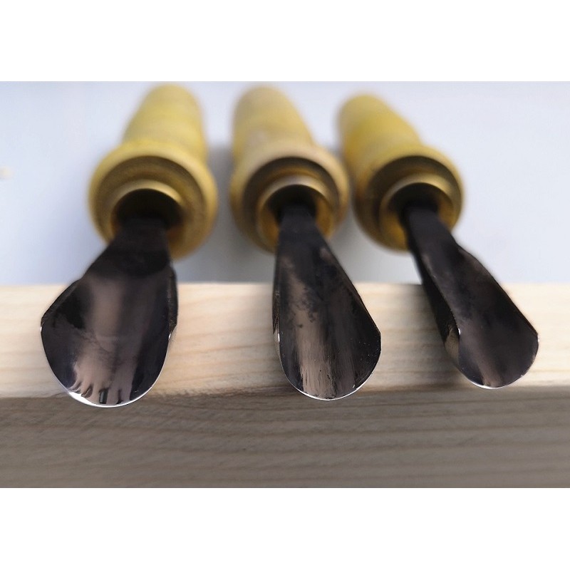 

NEW 3Kind U Type Woodworking Trimming Knife Hand Wood Carving Knives 8MM 11MM 15MM
