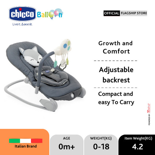CHICCO Balloon Baby Bouncer / Bouncer Bayi / Bouncer Ayunan Bayi