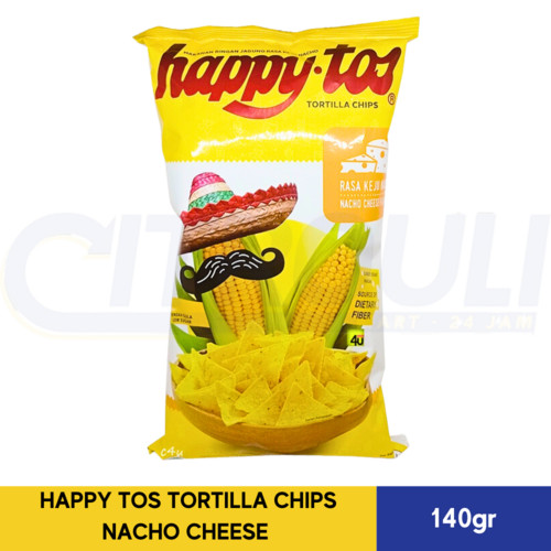 

HAPPY TOS TORTILLA CHIPS NACHO CHEESE 140gr