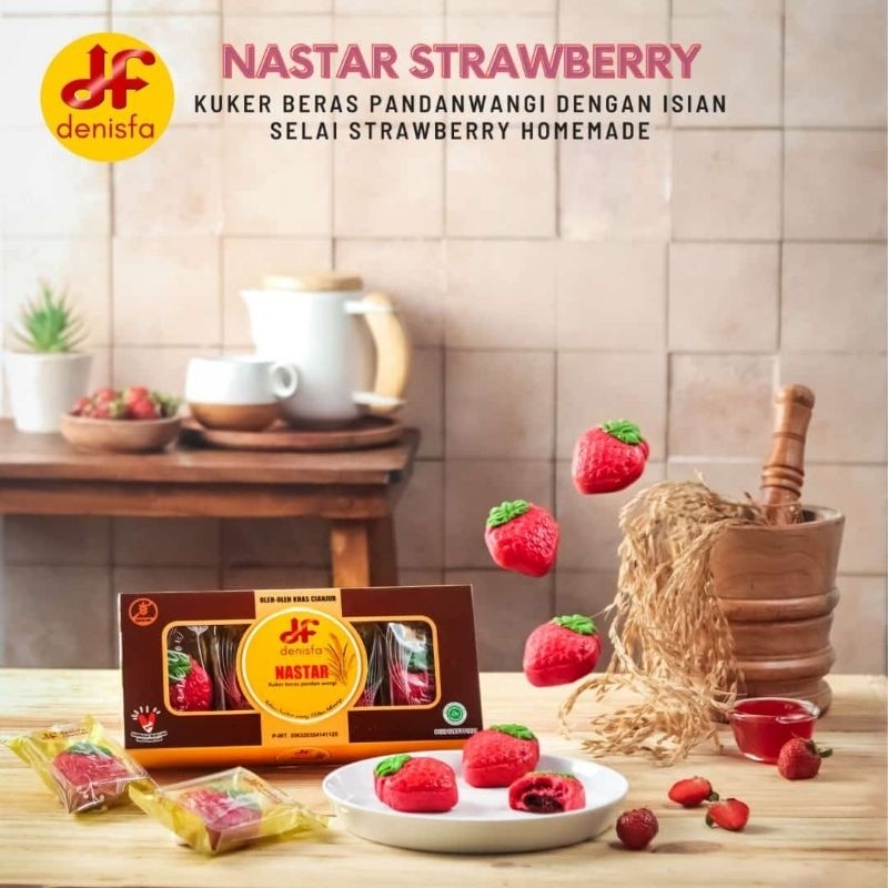 

MAREKI x Kue Kering Nastar Pandan Wangi Rasa Strawbery