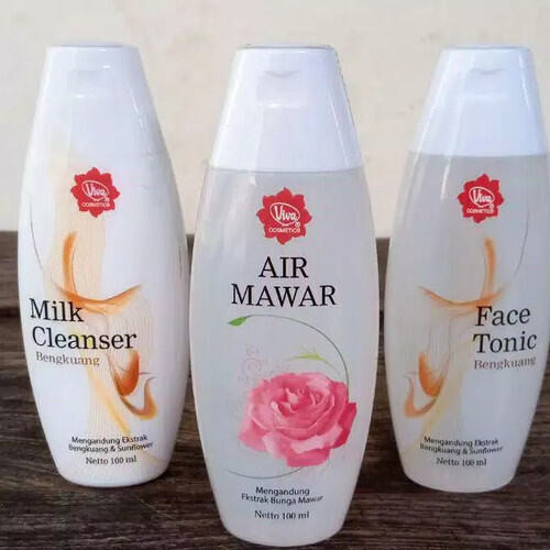 Viva Air Mawar, Face Tonic & Milk Cleanser Bengkoang 100ML