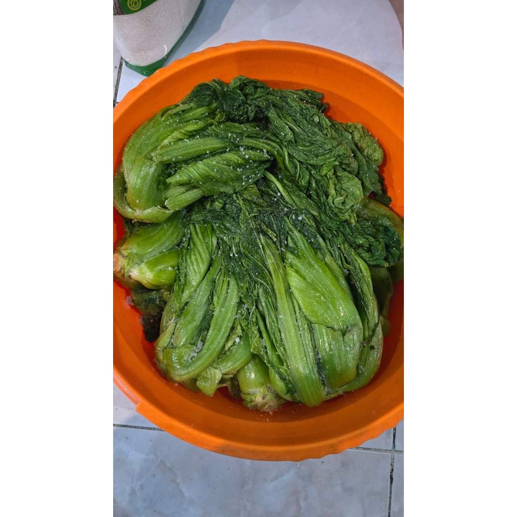 

Sayur Sawi Asin Ham Coi Hamcoy Basah