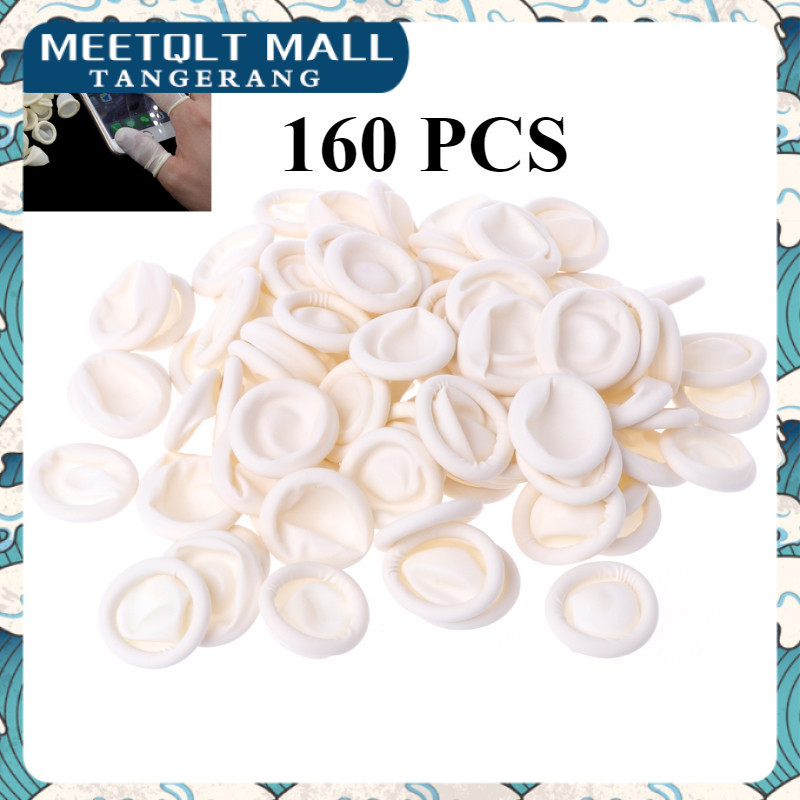 DENTAL FINGER COAT COT / FINGER COAT Sarung Jari Karet Sarung Jari Latex Finger Cot Karet 160PCS
