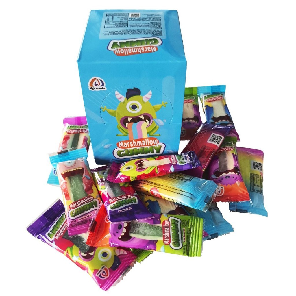 

[Halal] Tiga Domba Marshmallow Gummy-Aneka Rasa Buah