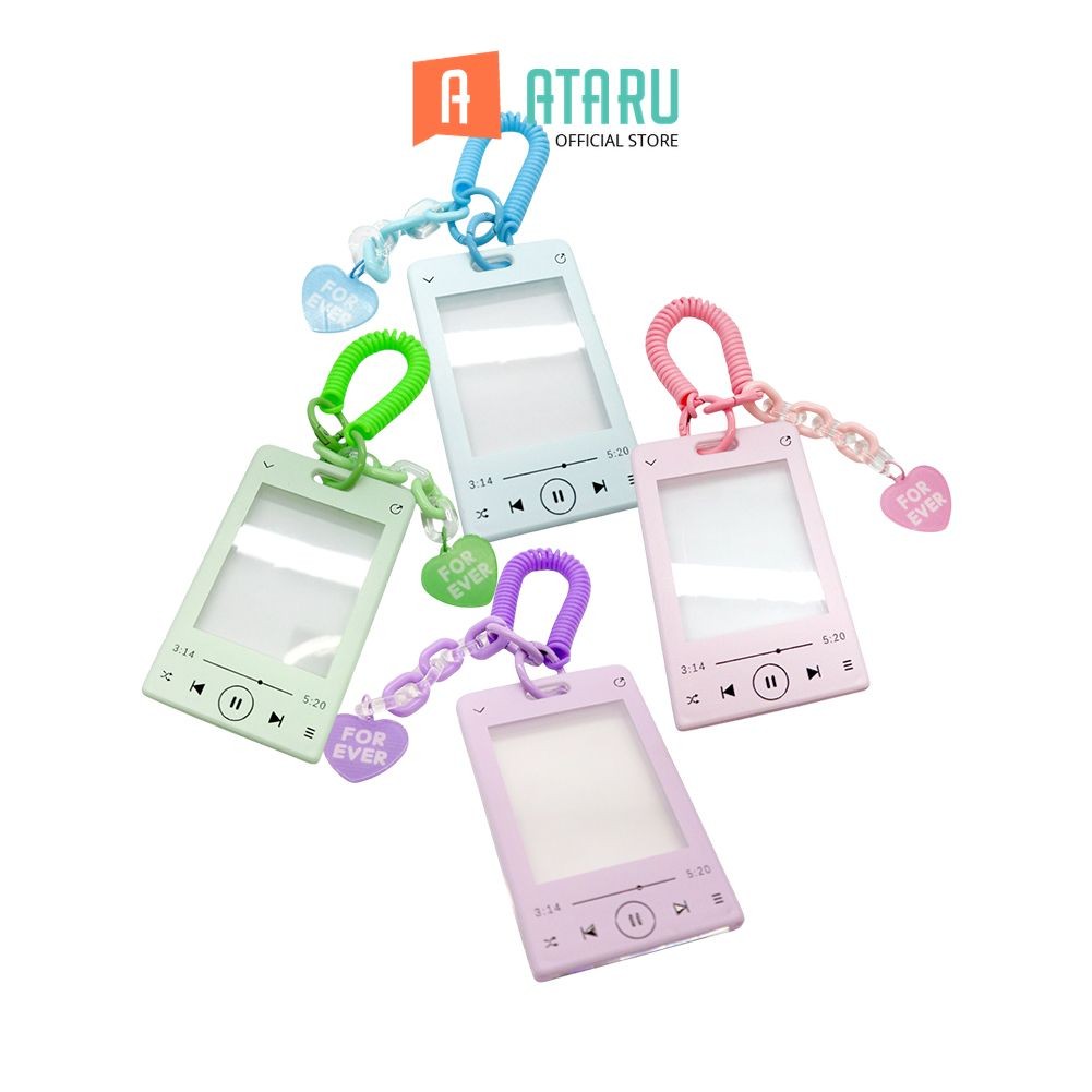 

Ataru Id Card Holder Music Player Frame Random tempat kartu lanyard name tag holder id card holder lucu