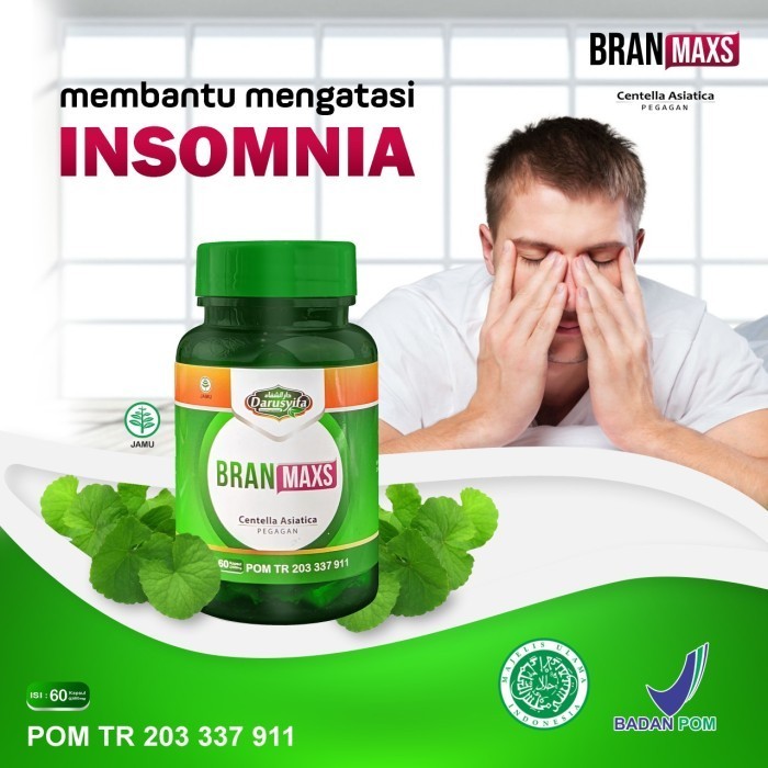 

KeShab Obat Herbal INSOMNIA |Kapsul Extra PEGAGAN/CENTELLA ASIATICA 60 caps