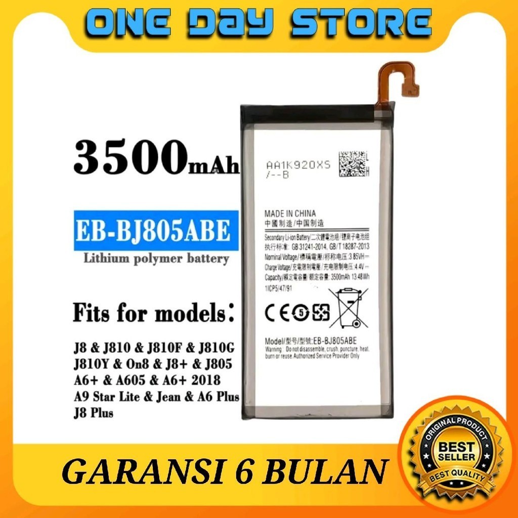 BATERAI BATRAI BATRE COMPATIBLE FOR SAMSUNG GALAXY A6+ / A6 PLUS / A6 2018 / J8+ / J8 PLUS / J805 / 