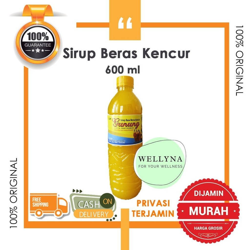 

Sirup Beras Kencur Asli UD. Gunung Batu 600 ml