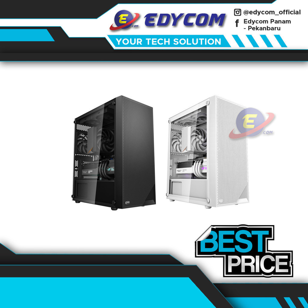 CASE PCCOOLER C3-B310 mATX Tempered Glass