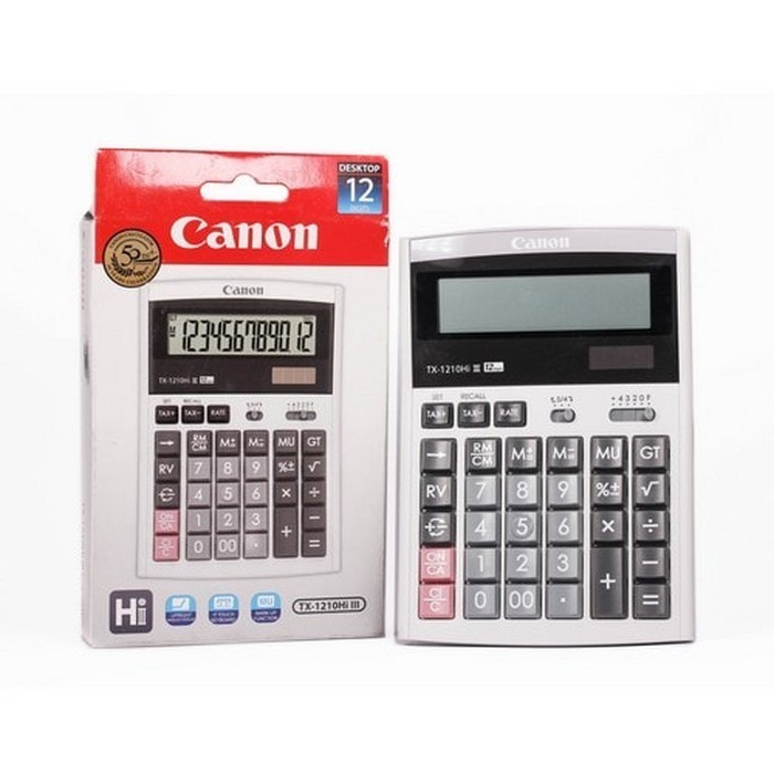 

KALKULATOR CANON 12 DIGIT TX-1210Hi III CALCULATOR