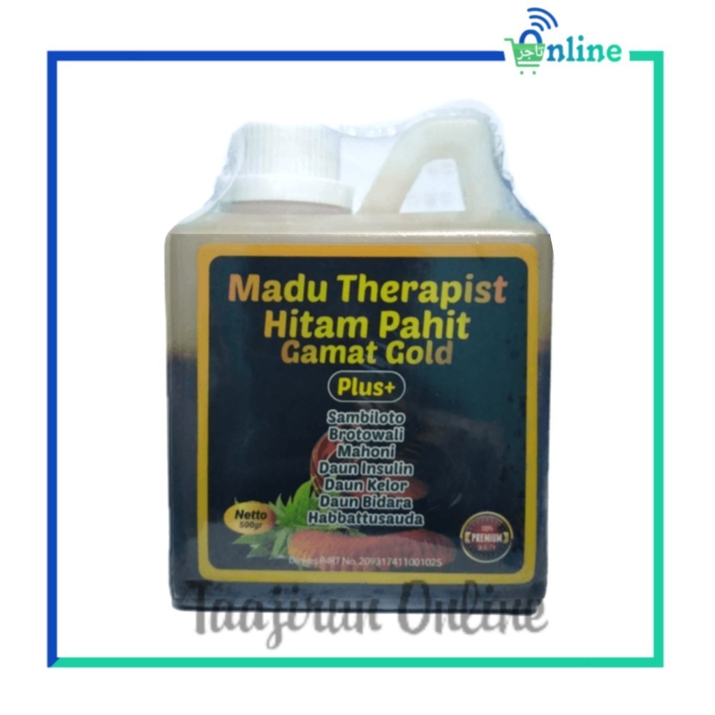 

Madu Hitam Pahit Gamat Gold Terapist 500gr Plus Daun Insulin Dan Sambiloto